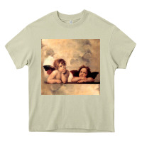 Mossy Hot Trend Angels Raphael Cupid Cherubs Art Valentine Angel Heavy Core Tee - lanVoArt