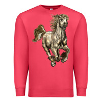 Cardinal percheron horse Premium Sweatshirt - LillyAllenDesigns