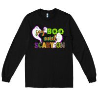Say Boo And Scary On Long Sleeve Tee | Teevron
