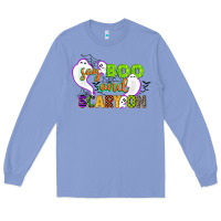 Colony Blue say boo and scary on Long Sleeve Tee - CowGirlArtShop