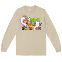 Mushroom say boo and scary on Long Sleeve Tee - CowGirlArtShop