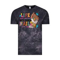 Cloud Black Life isn't perfect but your nails can be Vintage Tee - RanaPortraitStore