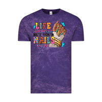 Cloud Purple Life isn't perfect but your nails can be Vintage Tee - RanaPortraitStore