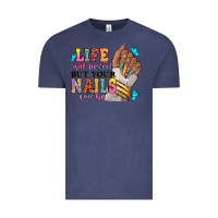 Vintage Denim Life isn't perfect but your nails can be Vintage Tee - RanaPortraitStore