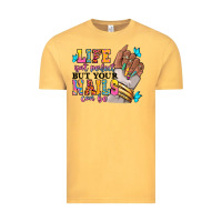 Vintage Mustard Life isn't perfect but your nails can be Vintage Tee - RanaPortraitStore