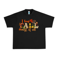 Black I love Fall most of Fall Urban Heavy Tee - NancyCooperArtShop