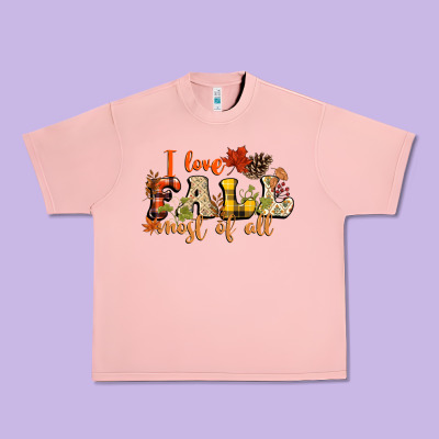 I Love Fall Most Of Fall Urban Heavy Tee Designed By Nancycooperartshop