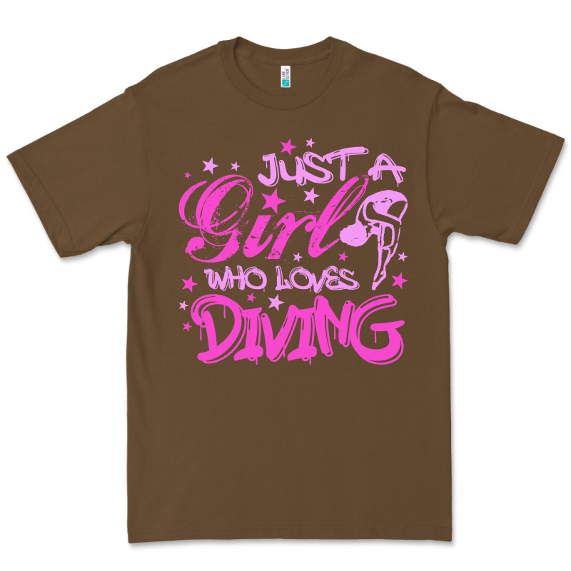Funny Springboard Diving Quote Diver Gift For Love Girl Premium Tee by lanVoArt | Teevron