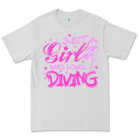 Dove Grey funny springboard diving quote diver gift for love girl Premium Tee - lanVoArt