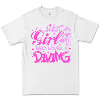 White funny springboard diving quote diver gift for love girl Premium Tee - lanVoArt