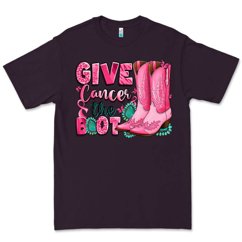 Give Cancer The Boot Premium Tee by LillyAllenDesigns | Teevron