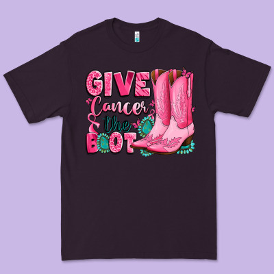 Give Cancer The Boot Premium Tee Designed By Lillyallendesigns