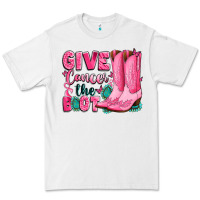 White give cancer the boot Premium Tee - LillyAllenDesigns