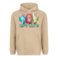 Mushroom happy easter day eggs nurse Heavyweight Hoodie - RacoonDesign