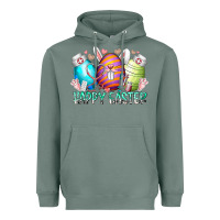 Sage happy easter day eggs nurse Heavyweight Hoodie - RacoonDesign
