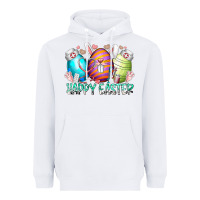 White happy easter day eggs nurse Heavyweight Hoodie - RacoonDesign