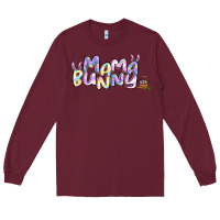 Burgundy easter mama bunny Long Sleeve Tee - Jasminsmagicworld