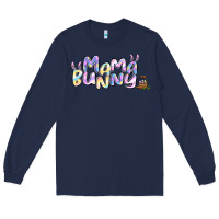 Navy easter mama bunny Long Sleeve Tee - Jasminsmagicworld