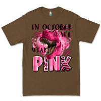 Cacao in october we wear pink dinosaur Premium Tee - LillyAllenDesigns