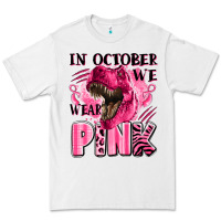 White in october we wear pink dinosaur Premium Tee - LillyAllenDesigns
