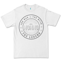 White Graphic 365 Nonno The Legend Grandpa Men Funny Gift Premium Tee - lanVoArt