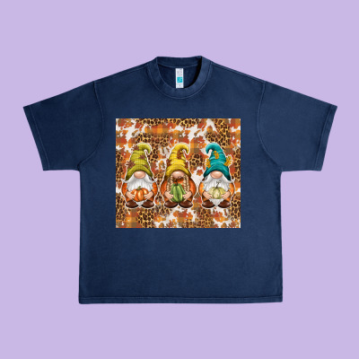 Fall Gnomes Urban Heavy Tee Designed By Nancycooperartshop