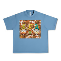 Pebble Blue Fall gnomes Urban Heavy Tee - NancyCooperArtShop