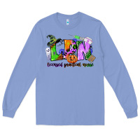 Colony Blue lpn licensed practical nurse Long Sleeve Tee - CowGirlArtShop