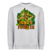 Jesus Junkie St. Patricks Day Heavyweight Sweatshirt | Teevron