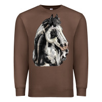 Chestnut paint horse Premium Sweatshirt - LillyAllenDesigns