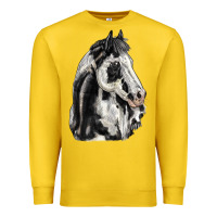 Lemon paint horse Premium Sweatshirt - LillyAllenDesigns