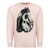 Pale Pink paint horse Premium Sweatshirt - LillyAllenDesigns