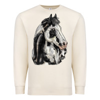 Sandshell paint horse Premium Sweatshirt - LillyAllenDesigns