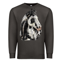 Smoke paint horse Premium Sweatshirt - LillyAllenDesigns