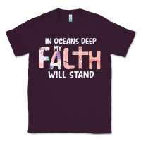 Plum Oceans Deep My Faith Will Stand Classic Tee - Bettercallsaul