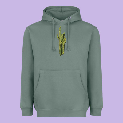 Saguaro Cactus Heavyweight Hoodie Designed By Lillyallendesigns
