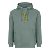 Sage saguaro cactus Heavyweight Hoodie - LillyAllenDesigns
