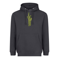 Smoke saguaro cactus Heavyweight Hoodie - LillyAllenDesigns