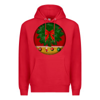 Red christmas Premium Hoodie - BundleAndBundleShop