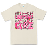Bone all i want for christmas is a cure breast cancer Premium Tee - LillyAllenDesigns