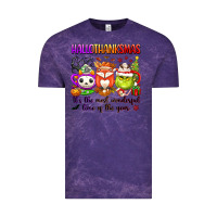 Cloud Purple hallothanksmas its the most wonderful time of the Vintage Tee - texasbilliewilder