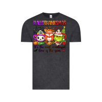 Vintage Black hallothanksmas its the most wonderful time of the Vintage Tee - texasbilliewilder