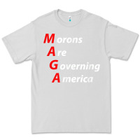 Dove Grey morons are governing america anti trump political t shirt Premium Tee - lanVoArt
