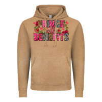 Vintage Camel Fringe with benefits Valentine's Day Vintage Hoodie - HowdyJamesFarm