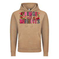 Vintage Coffee Fringe with benefits Valentine's Day Vintage Hoodie - HowdyJamesFarm