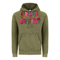 Vintage Olive Fringe with benefits Valentine's Day Vintage Hoodie - HowdyJamesFarm