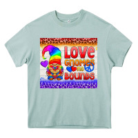 Arona LGBTQ+ Love Gnomes No Bounds Tumbler Heavy Core Tee - BundleAndBundleShop