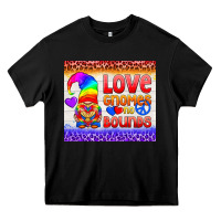 Black LGBTQ+ Love Gnomes No Bounds Tumbler Heavy Core Tee - BundleAndBundleShop