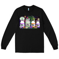 Black nurse medicine bottles Long Sleeve Tee - CowGirlArtShop