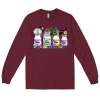 Burgundy nurse medicine bottles Long Sleeve Tee - CowGirlArtShop